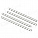 DIY 65mm Stainless Steel Shaft Rod for Model Car Model Ship - Silver (4 PCS)