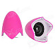 Yayusi A520 Fashionable 6W USB Speakers w/ Light - Pink + White (2 PCS)