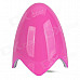 Yayusi A520 Fashionable 6W USB Speakers w/ Light - Pink + White (2 PCS)