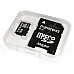 Transcend 16GB MicroSDHC Class10 UHS-1 Memory Card with Adapter 45 MB/s (TS16GUSDU1)