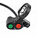 MaiTech Headlight + Turning Light + Horn 3-in-1 Switch for Motorcycle - Black