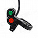 MaiTech Headlight + Turning Light + Horn 3-in-1 Switch for Motorcycle - Black