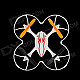 X-40 2.4GHz 4-CH 360 Degrees Rotating Mini Aircraft w/ Light / Gyro - White + Orange (6 x AA)