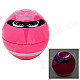 BT800 Wireless Bluetooth Speaker w/ Phone Calling, TF, FM, Micro USB, Video - Deep Pink