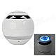 BT800 Mini Wireless Bluetooth Subwoofer Speaker w/ Mic. / FM / TF Card Slot - White