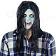 Halloween Scary Ghost Style Face Mask - Black + Multi-Color