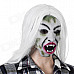 Halloween Scary Ghost Face Mask - White + Multi-Color