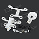 Wltoys V303-019 Cradle Head Accessory Parts for GOPRO Camera - White + Black + Silver