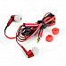 SONGQU SQ-302MP 3.5mm In-ear Earphone - Red + Silver