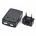 WLtoys V303-016 Power Adapter Set for V303 / V303A / V303B 4-Axis R/C Aircraft Models - Black