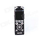 CENLUX S30 1.4" Digital Hi-Fi Voice / Audio MP3 Recorder w/ TF - Black + Silver (8GB / 2 x AAA)