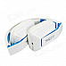 MQ77 Superb 3.5 mm On-ear Headphones with Microphone - White + Blue)