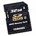 Toshiba 32GB SDHC Class 4 Secure Digital Memory Card (SD-K32G2B8TRT)