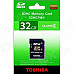 Toshiba 32GB SDHC Class 4 Secure Digital Memory Card (SD-K32G2B8TRT)