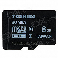 Toshiba Professional 8 GB MicroSDHC Class 10 UHS-1 30MB/s Memory Card (SD-C008GR7WAR30)