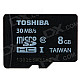 Toshiba Professional 8 GB MicroSDHC Class 10 UHS-1 30MB/s Memory Card (SD-C008GR7WAR30)