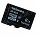 Toshiba Professional 8 GB MicroSDHC Class 10 UHS-1 30MB/s Memory Card (SD-C008GR7WAR30)