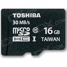 Toshiba Professional 16 GB MicroSDHC Class 10 UHS-1 30MB/s Memory Card (SD-C016GR7WAR30)