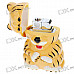 Tiger Shaped Windproof Butane Jet Torch Lighter with Animal Sound Effects