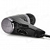 HV805 Sports Wireless Stereo Bluetooth V4.0 In-ear Headphone w/ Microphone - Black