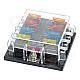 SZGAOY 14072701 8-Position Fuse Block Box Holder w/ 8 Fuses Safty Pieces + Wiring Terminals