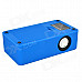 Mini Sensor Speaker w/ 3.5mm / Mini USB for Smartphones - Deep Blue (3 x AAA)