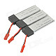 WLtoys KV959-007 Batteries Spare Parts Set for R/C Helicopter V959 + More - Silver + Red
