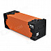 Bopmen USB Powered Mini Wireless Bluetooth V3.0 Subwoofer Speaker w/ Microphone - Orange + Black