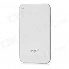 HAME S3 Cloud Storage Wi-Fi Wireless Mobile Disk w/ SD - White