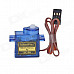 SG90 Universal 9g Servo Motors w/ Accessories for R/C Robot / Helicopter - Blue + Yellow (10 PCS)