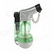 602 Creative Fashion Gourd Shape Wind-proof Gas Lighter w/ LED Light - Green