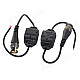 Passive Video Transmitter BNC Connector Cable for Camera Monitor - Black (2pcs)