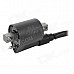 ZJ125 DIY Replacement Waterproof Ignition Coil for Motorcycle - Black