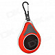 Waterproof Wireless Bluetooth V3.0 Car Speaker w/ Suction Cup - Red