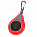 Waterproof Wireless Bluetooth V3.0 Car Speaker w/ Suction Cup - Red