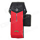 FDC-1000 Helmet Handsfree Phone Call Bluetooth Intercom Kit for Motorcycle - Black + Red
