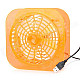 Fashion USB Wired Portable 4-Blade Fan - Orange