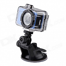 SG180 1.3MP720P CMOS 20M Waterproof Sports Camcorder - Blue