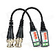 Jiahui BNC Male to Female Video Signal Transmitting UTP Cables - Black + Grey (2 PCS / 15cm)