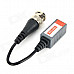 Jiahui BNC Male to Female Video Signal Transmitting UTP Cables - Black + Grey (2 PCS / 15cm)
