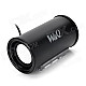 W&Q AT-I004 USB Wired Aluminum Alloy Speaker - Black