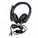 KEENION KDM-E755 3.5mm Wired Stereo Headphone - Black