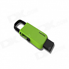 Sandisk CZ59 Portable USB 2.0 Flash Drive - Green + Black (8GB)