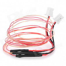 WLtoys V977-014 ABS Motor Connecting Cable for R/C Helicopter V977 / V930 - Red (2 PCS)