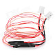 WLtoys V977-014 ABS Motor Connecting Cable for R/C Helicopter V977 / V930 - Red (2 PCS)