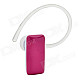 ROMAN Q2 Universal Bluetooth V4.1 Stereo In-Ear Style Headphone w/ Microphone - Deep Pink + White