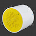 KUBEI 300A Portable Bluetooth V3.0 2.0-CH Speaker - White + Yellow