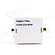 HDA-2CT Digital 2-way Audio Converter w/ Coaxial / Toslink / Mini USB - White