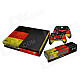 German Flag Patterned Protective Sticker Set for Xbox One Console + - Multi-colored