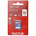 SanDisk SDSDB-016G 16GB SDHC SD Memory Card Class 4